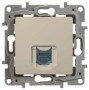Механизм розетки информ. 1-м СП Etika RJ45 CAT.5 UTP сл. кость Leg 672341 1066931