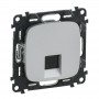 Механизм розетки комп. 1-м Valena Allure RJ45 CAT.5E UTP с лицевой панелью алюм. Leg 753940 1181849