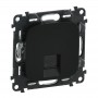 Механизм розетки комп. 1-м Valena Allure RJ45 CAT.5E UTP с лицевой панелью антрацит Leg 753950 1181850