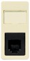 Механизм розетки телеф. 1-м Stylo RJ11 4конт. бел. ABB 2117 BA 31278