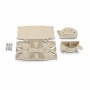 Набор FO-SPL-1U-KIT для компл. боксов FO-19BX для сварки (сплайс бокс): сплайс-пластина и орг. для кабеля для боксов на 24 КДЗС Hyperline 47876 1203205