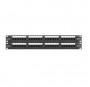 Патч-панель 19дюйм 2U 48 портов кат.5e (класс D) 100МГц RJ45/8P8C 110/KRONE T568A/B неэкран. с органайзерами черн. NIKOMAX NMC-RP48UD2-2U-BK 494170