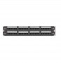 Патч-панель 19дюйм 2U 48 портов кат.6 (класс E) 250МГц RJ45/8P8C 110/KRONE T568A/B неэкран. с органайзерами черн. NIKOMAX NMC-RP48UE2-2U-BK 494167