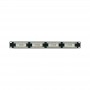Патч-панель 24 гнезда RJ45 кат.5е 19" черн. Rexant 04-0021 217879