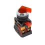 Переключатель ANLC-22 2P красн. с подсветкой 24В DC NO+NC EKF psw-anlc-2p-r-24 311525