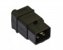 Разъем CON-IEC320C20 прямой IEC 60320 C20 220В 16А на кабель контакты на винтах (плоск. выступающ. штырев. контакты в пласт. обрамл.) Hyperline 54435 383718