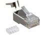 Разъем PLUG-8P8C-UV-C6-TW-SH-10 RJ45 (8P8C) под витую пару кат. 6 (50/50 микродюйм) экранир. универс. (для ож и мж кабеля) для толстых жил 1.35-1.5 мм (с оболочкой) (уп.10шт) Hyperline 49340 357506