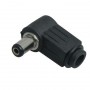 Разъем питания 2.1х5.5х10мм угловой (уп.50шт) Rexant 14-0312 226375
