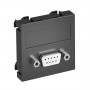 Рамка Modul45 мультимедийная D-Sub9 MTG-DB9 S SWGR1 черн. OBO 6104637 357938