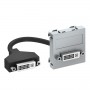 Рамка Modul45 мультимедийная DVI MTG-DVI F AL1 серебр. OBO 6104760 357950