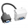 Рамка Modul45 мультимедийная VGA MTS-VGA F RW1 бел. OBO 6104670 357986