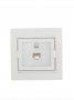 Розетка компьютерная СП Дери бел. Lezard 702-0202-139 355964